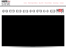 Tablet Screenshot of hopeforstevefilm.com
